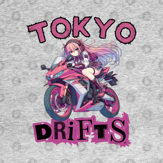 Tokyo Anime girl drifting by Japanese Fever